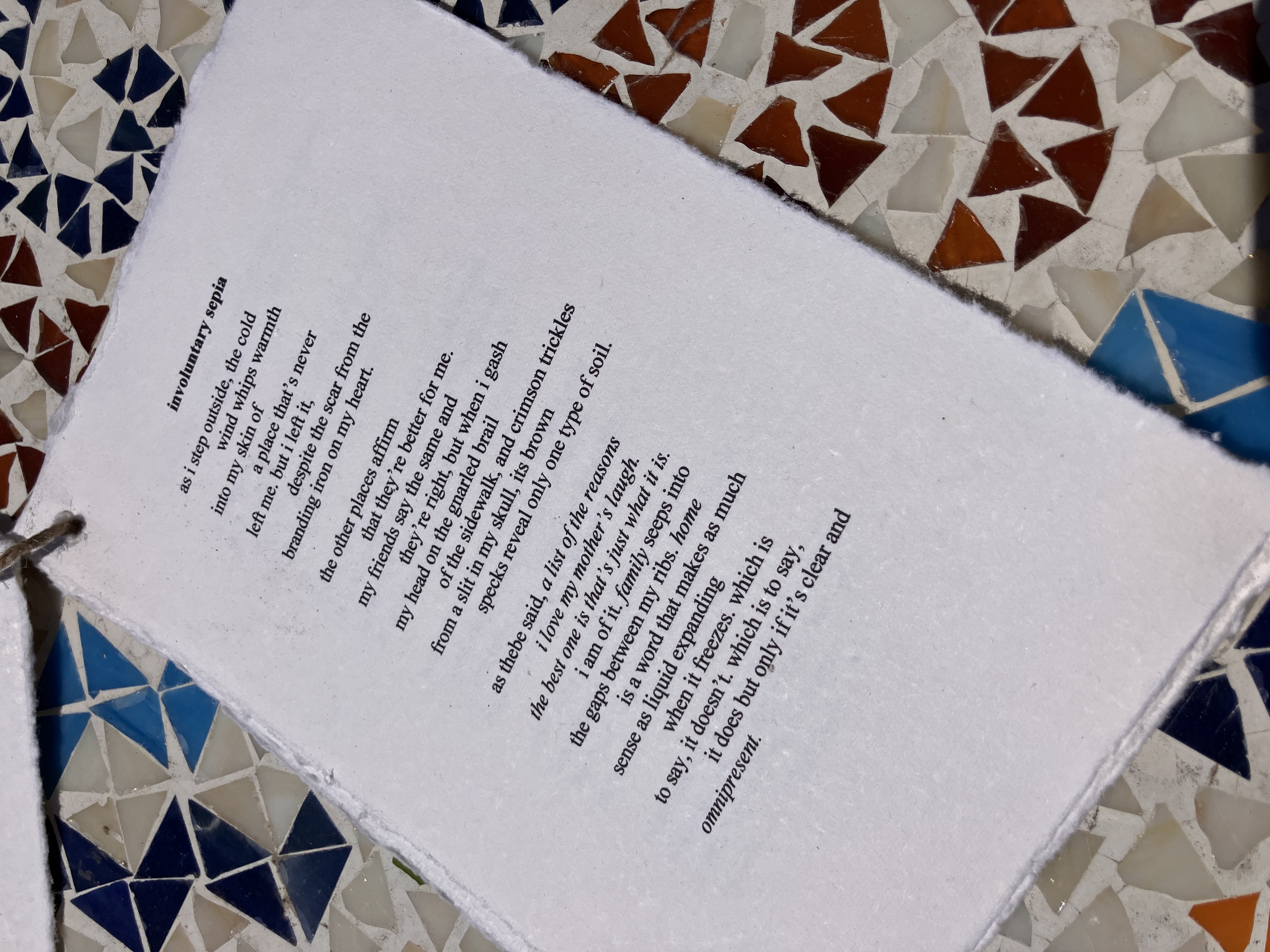Page one of Assorted Poems