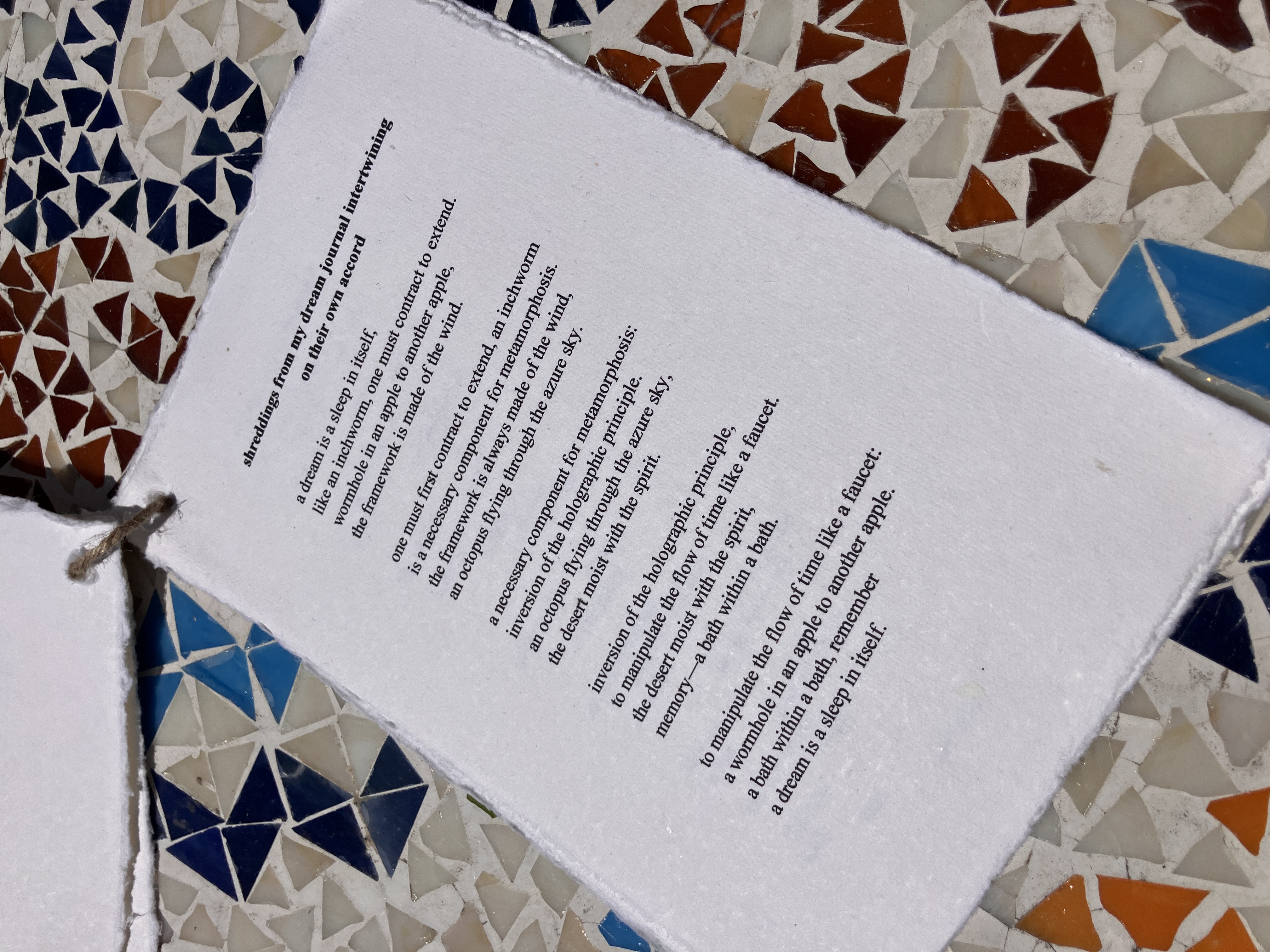 Page three of Assorted Poems