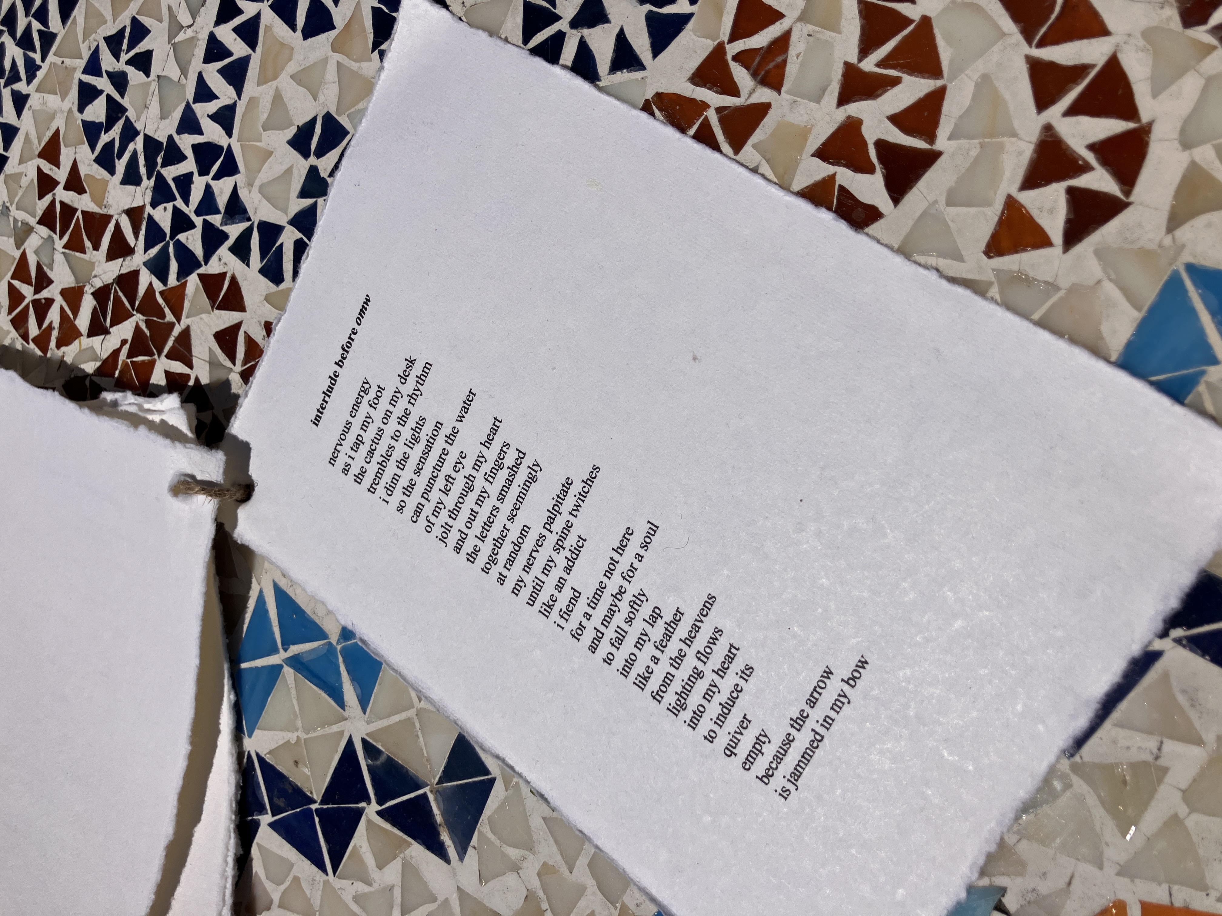 Page five of Assorted Poems